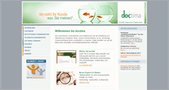 Desktop Screenshot of doctima.de